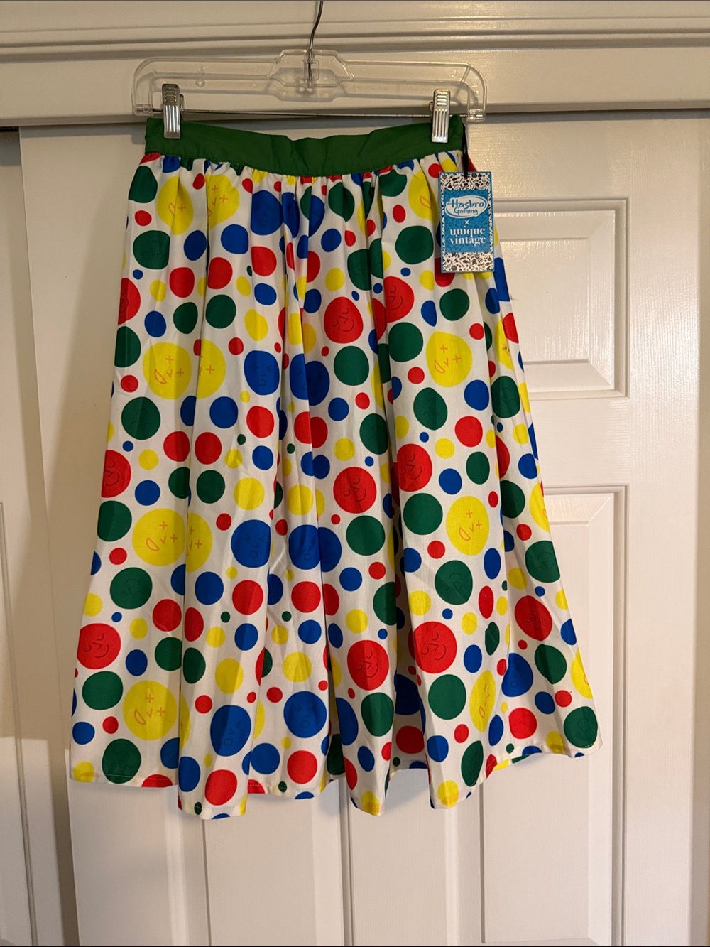 NWT Hasbro Polka Dot Twister Skirt